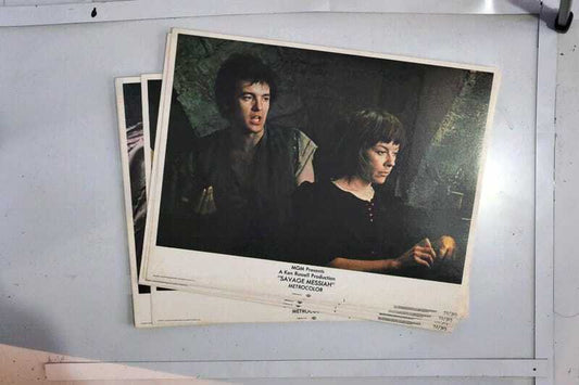 ORIGINAL LOBBY CARDS - SAVAGE MESSIAH - 1972 - set of 8