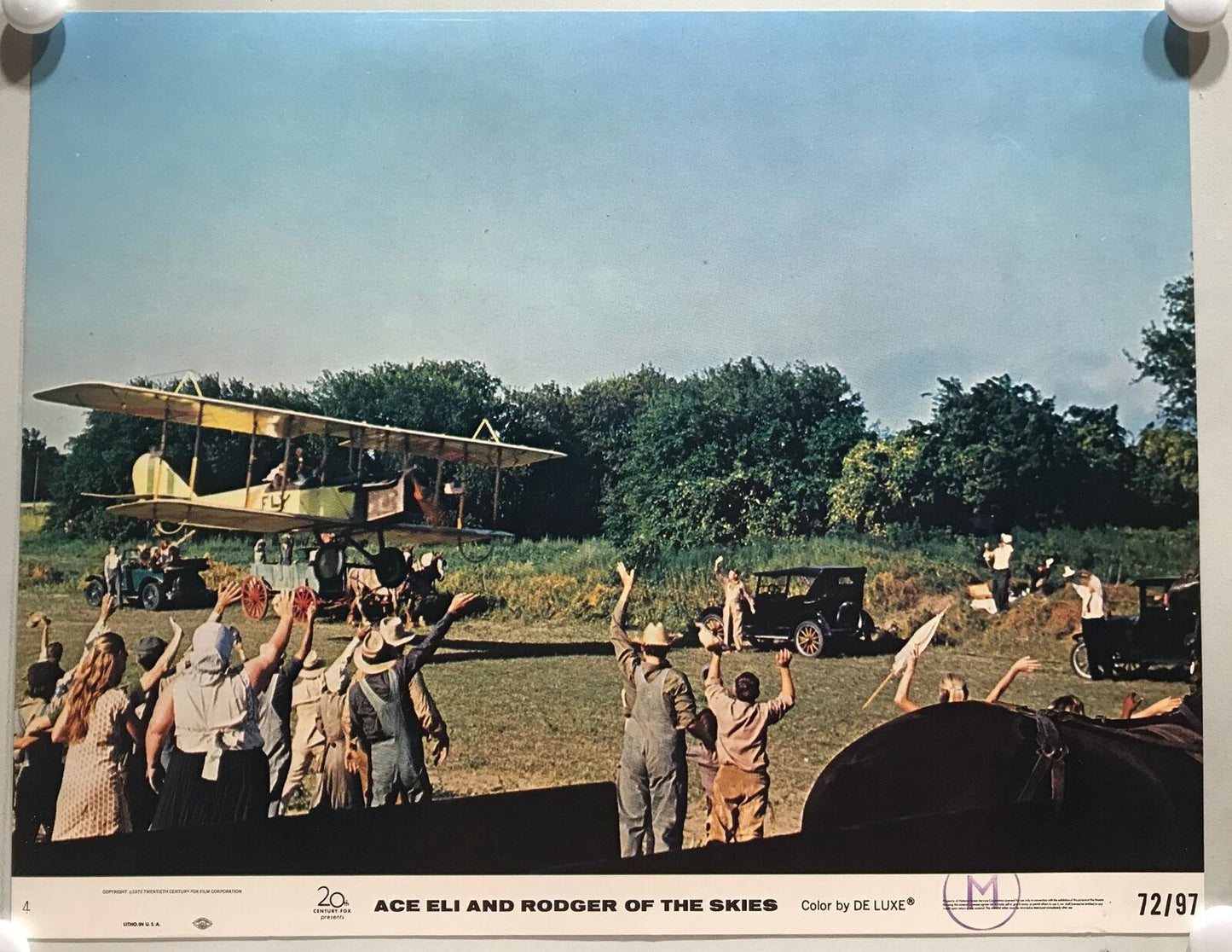 ORIGINAL LOBBY CARDS - ACE ELI AND ROGERS OF THE SKY - 1972 - set of 8