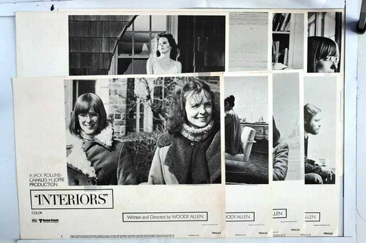 ORIGINAL LOBBY CARDS - INTERIORS - 1978 - set of 8