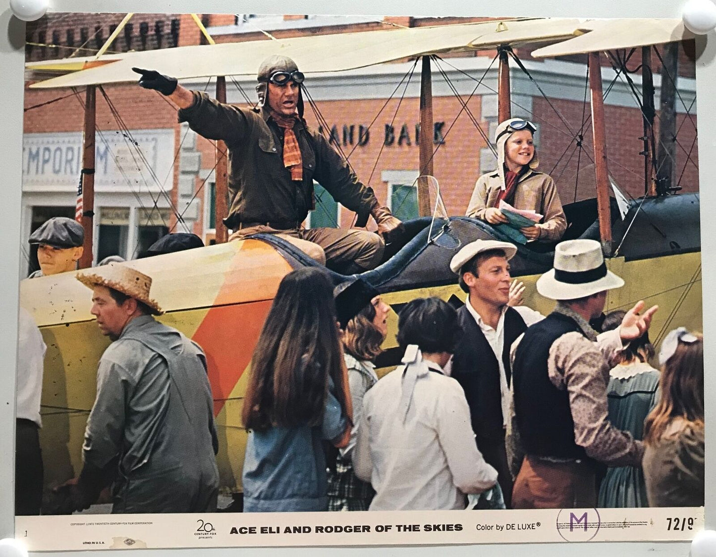 ORIGINAL LOBBY CARDS - ACE ELI AND ROGERS OF THE SKY - 1972 - set of 8