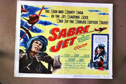 ORIGINAL LOBBY CARD - SABRE JET - 1953