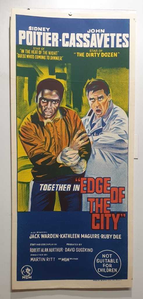 ORIGINAL DAYBILL MOVIE POSTER - EDGE OF THE CITY