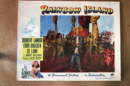 ORIGINAL LOBBY CARD - RAINBOW ISLAND - 1944 - title card