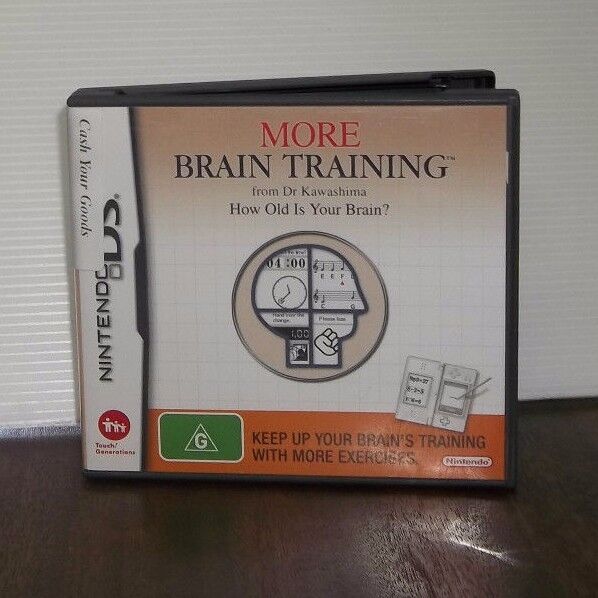 NINTENDO DS GAME - MORE BRAIN TRAINING WITH BOOKLET VGC