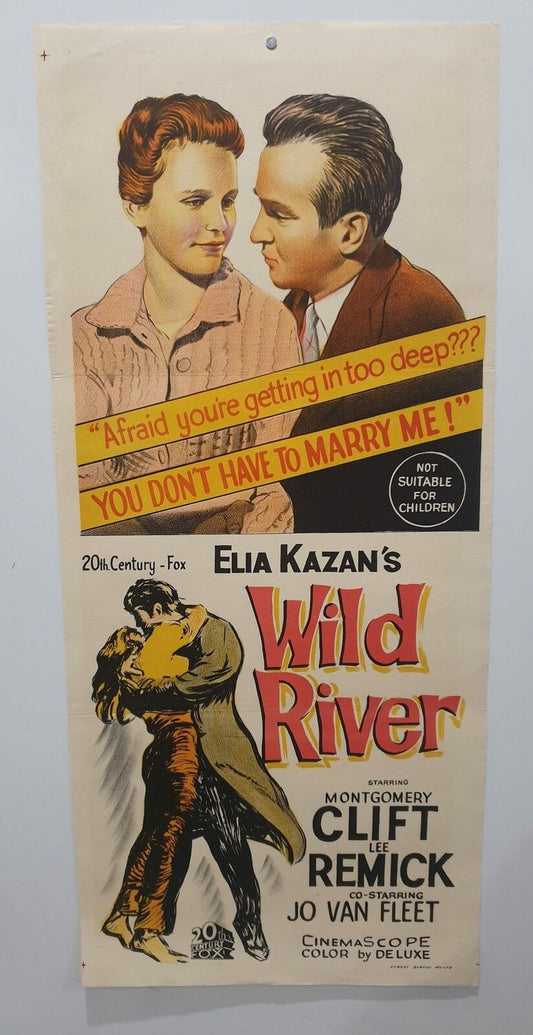 ORIGINAL DAYBILL MOVIE POSTER - WILD RIVER