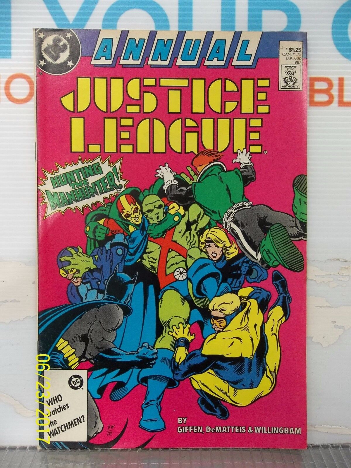 JUSTICE LEAGUE ANNUAL #1 VERY GOOD CONDITION DC COMICS