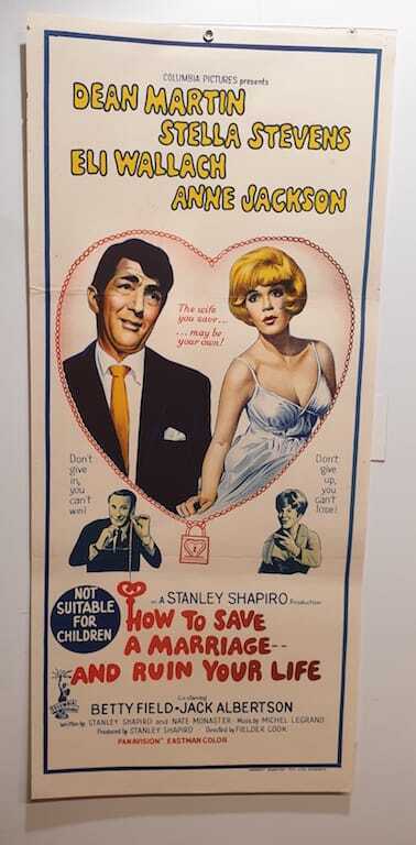 ORIGINAL DAYBILL MOVIE POSTER - HOW TO SAVE A MARRIAGE AND RUIN YOUR LIFE