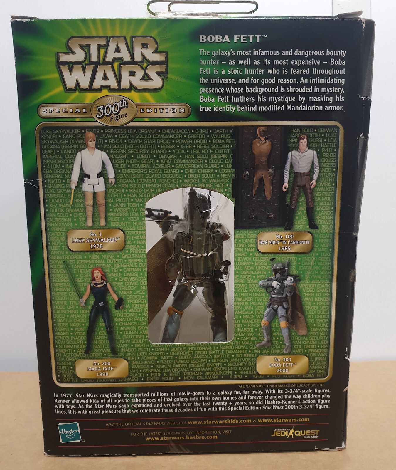 STAR WARS - HASBRO - BOBA FETT - SPECIAL EDITION - 300th Figure