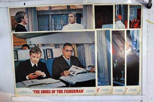 ORIGINAL LOBBY CARDS - THE SHOES OF A FISHERMAN - 1969 - set of 8