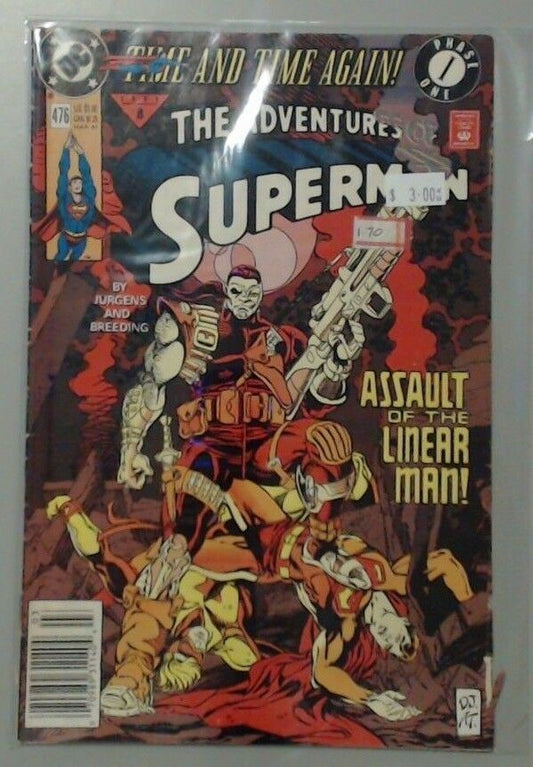 COMIC BOOK MAGAZINE -- DC ADVENTURES OF SUPERMAN 476