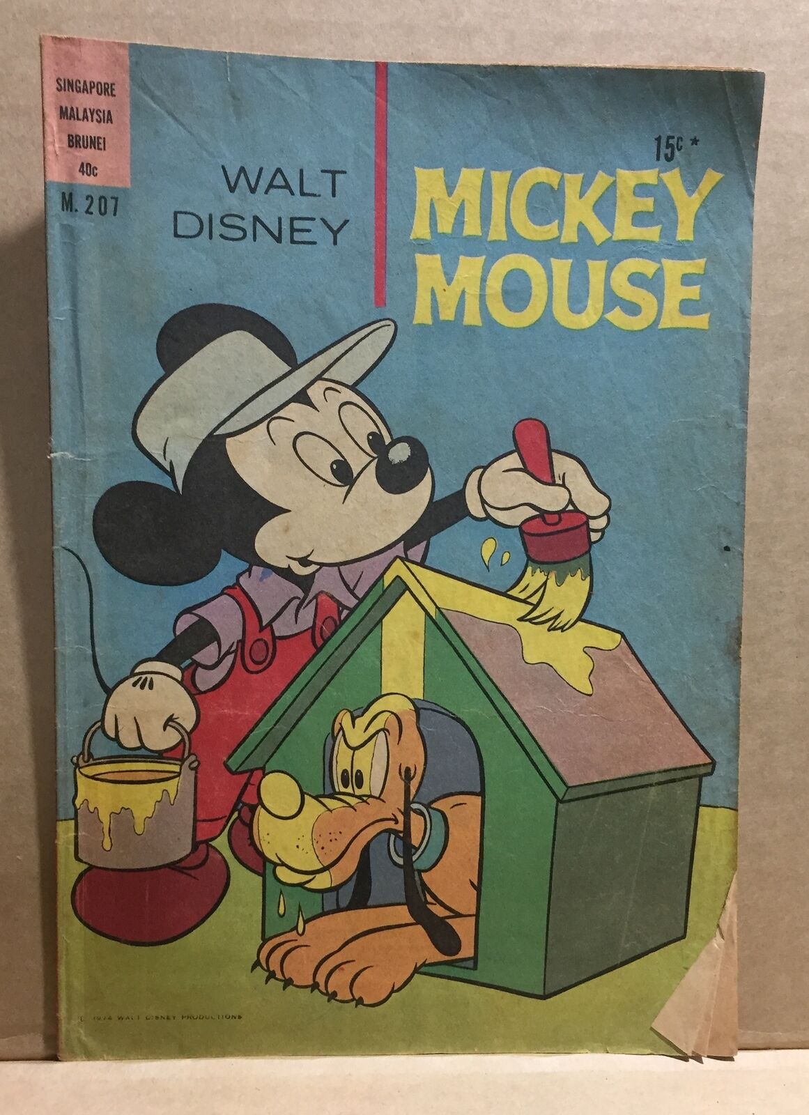 WALT DISNEY COMIC BOOK - MICKEY MOUSE M.207  australian