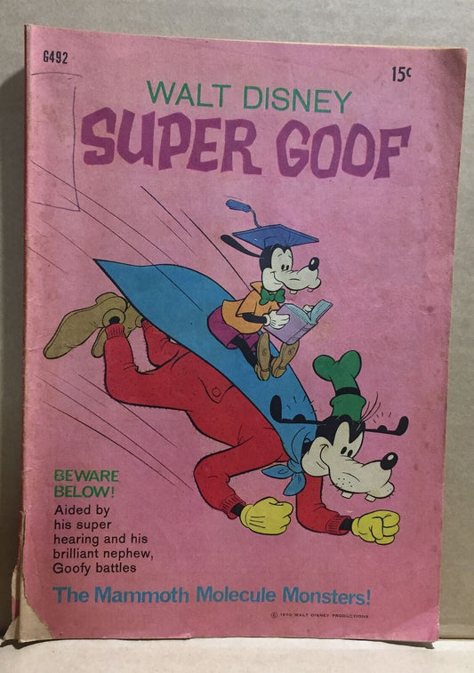 WALT DISNEY COMIC BOOK - SUPER GOOF G492 australian