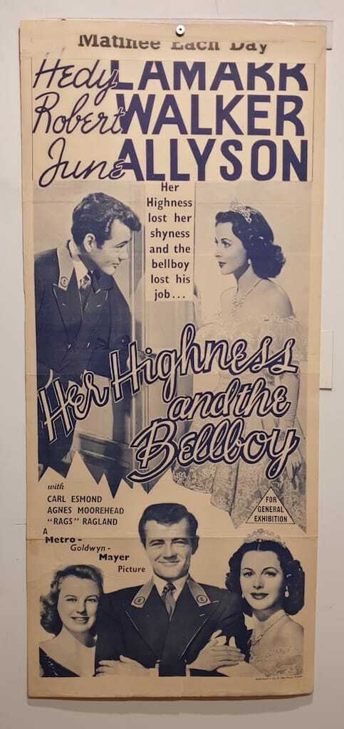 ORIGINAL DAYBILL MOVIE POSTER - HER HIGHNESS AND THE BELLBOY