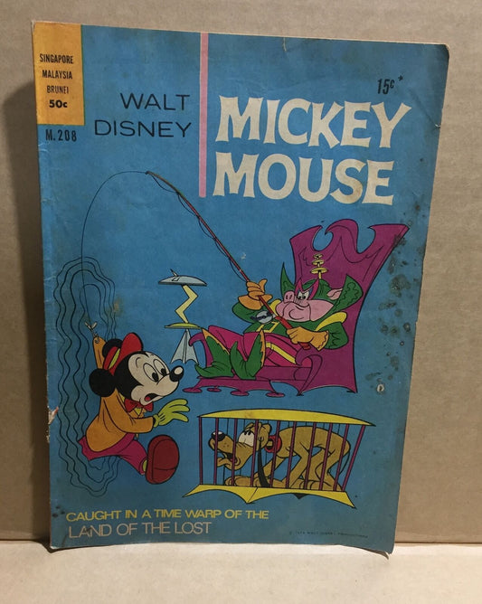 WALT DISNEY COMIC BOOK - MICKEY MOUSE M208  australian