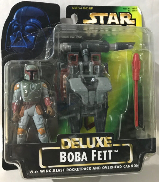 STAR WARS - KENNER - POTF - BOBA FETT - DELUXE - with Wing-Blast Rocketpack