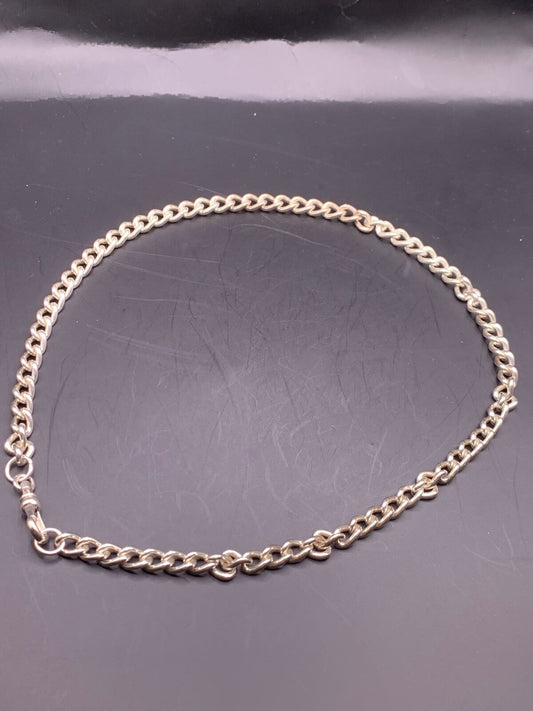 STERLING SILVER NECKLACE POLISHED CURB CHAIN - 925 SILVER NECKLACE UNISEX