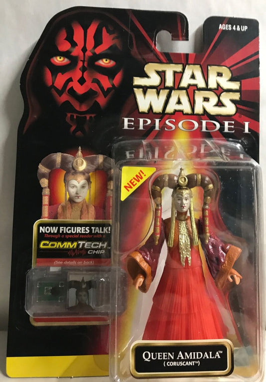 STAR WARS - HASBRO - EPISODE 1 - QUEEN AMIDALA (b) - with CommTech Chip