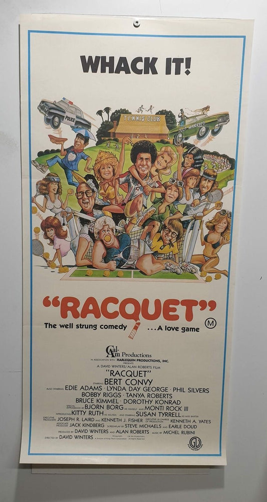 ORIGINAL DAYBILL MOVIE POSTER - RACQUET