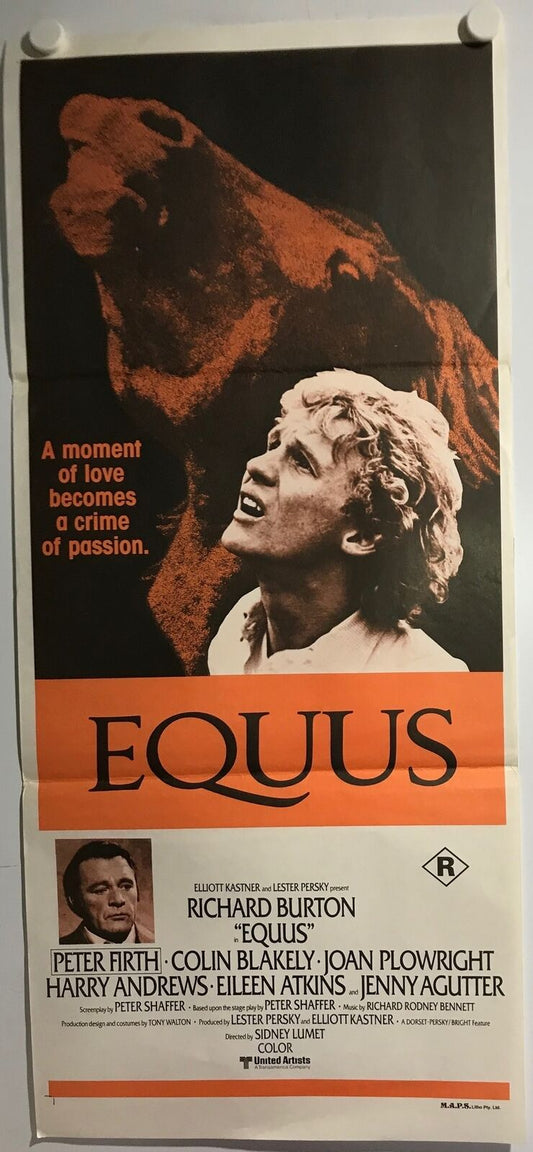 ORIGINAL DAYBILL MOVIE POSTER - EQUUS