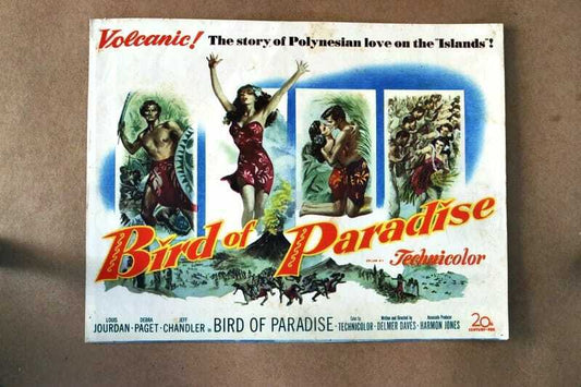 ORIGINAL LOBBY CARD - BIRD OF PARADISE - 1951 - title card