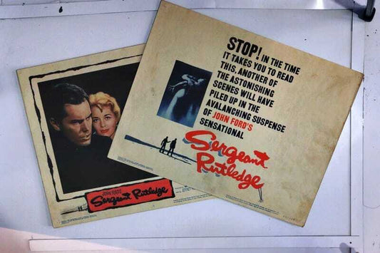 ORIGINAL LOBBY CARDS - SERGEANT RUTLEDGE - 1960 - set of 8