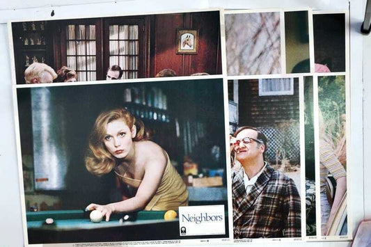 ORIGINAL LOBBY CARDS - NEIGHBORS - 1981 - set of 8