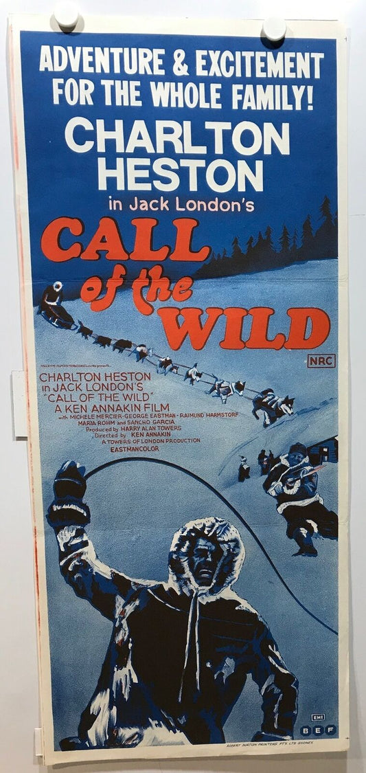 ORIGINAL DAYBILL MOVIE POSTER - CALL OF THE WILD