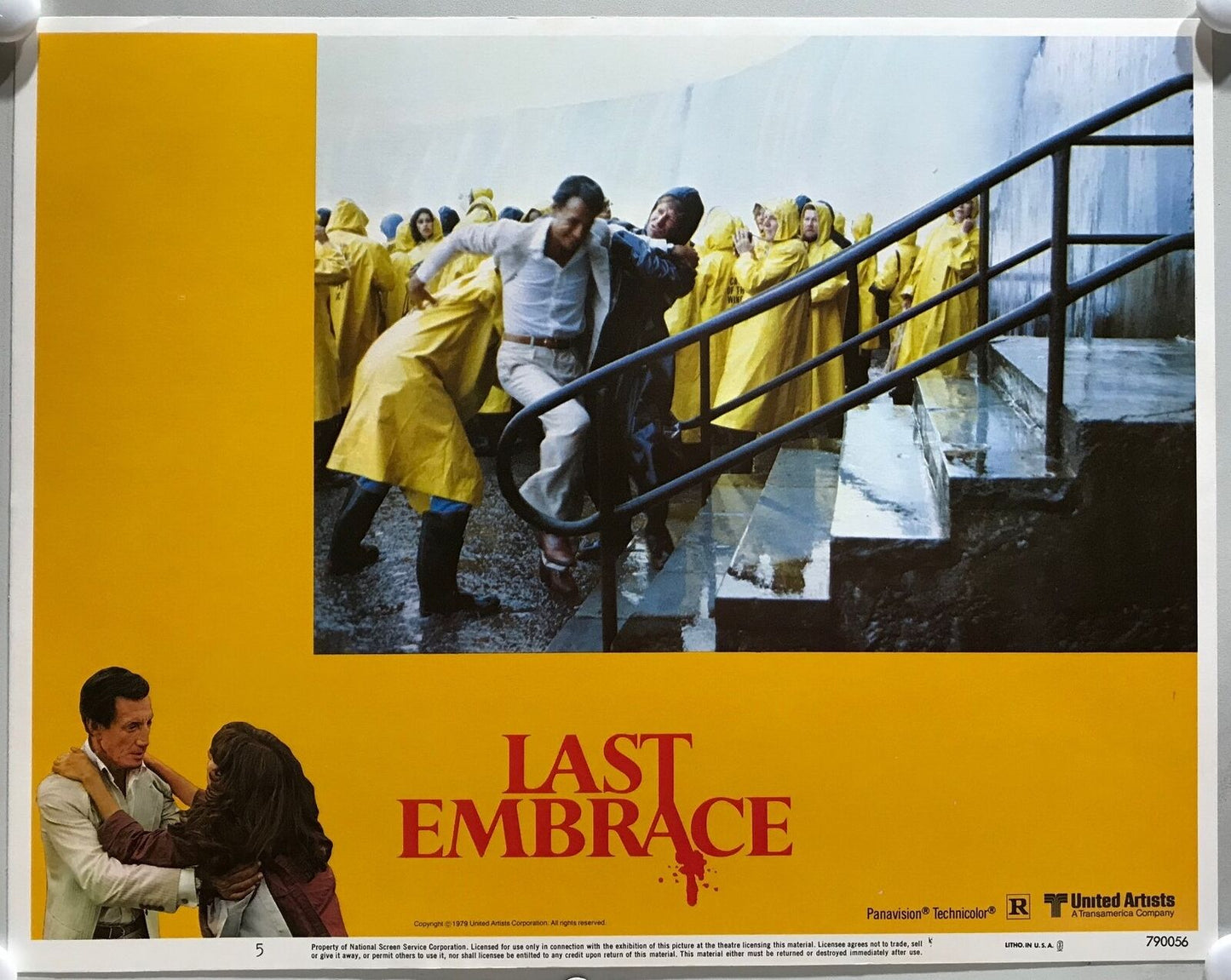 ORIGINAL LOBBY CARDS - LAST EMBRACE - 1979 - set of 8