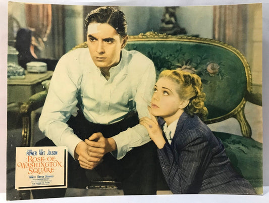 ORIGINAL LOBBY CARD - ROSE OF WASHINGTON SQUARE (d) - 1939 - title card
