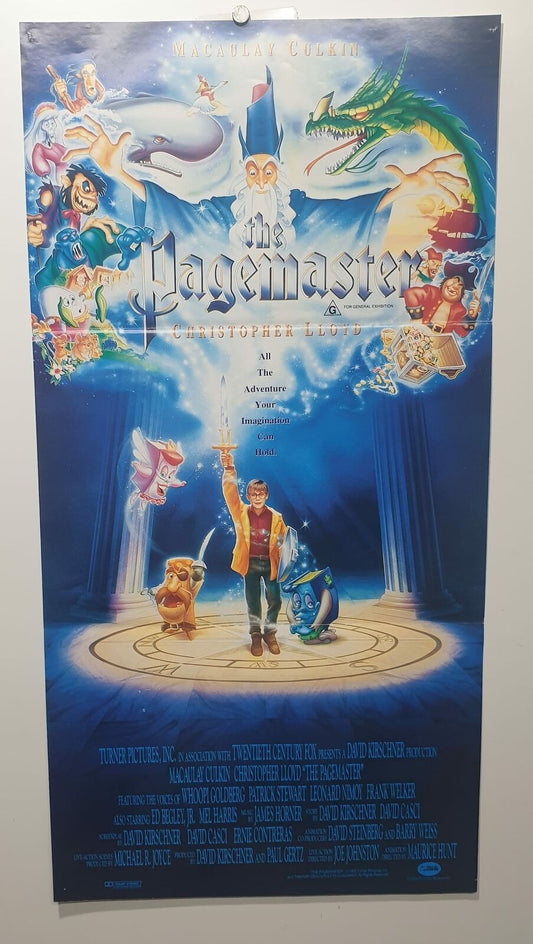 ORIGINAL DAYBILL MOVIE POSTER - THE PAGEMASTER - 1994