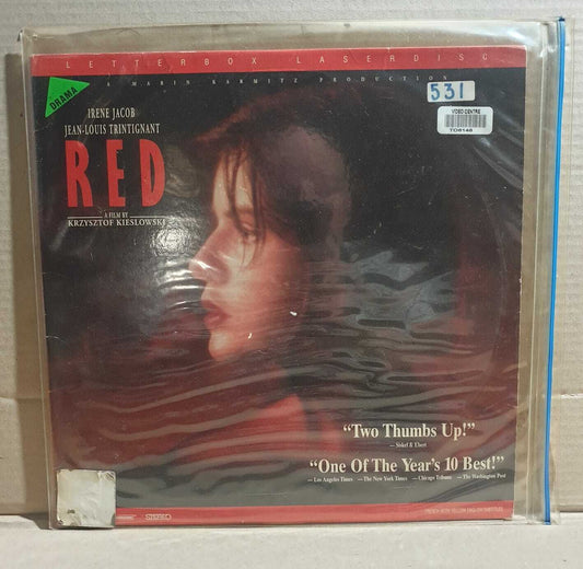 LASERDISC MOVIE - RED - Irene Jacob, Jean Louis Trintignant