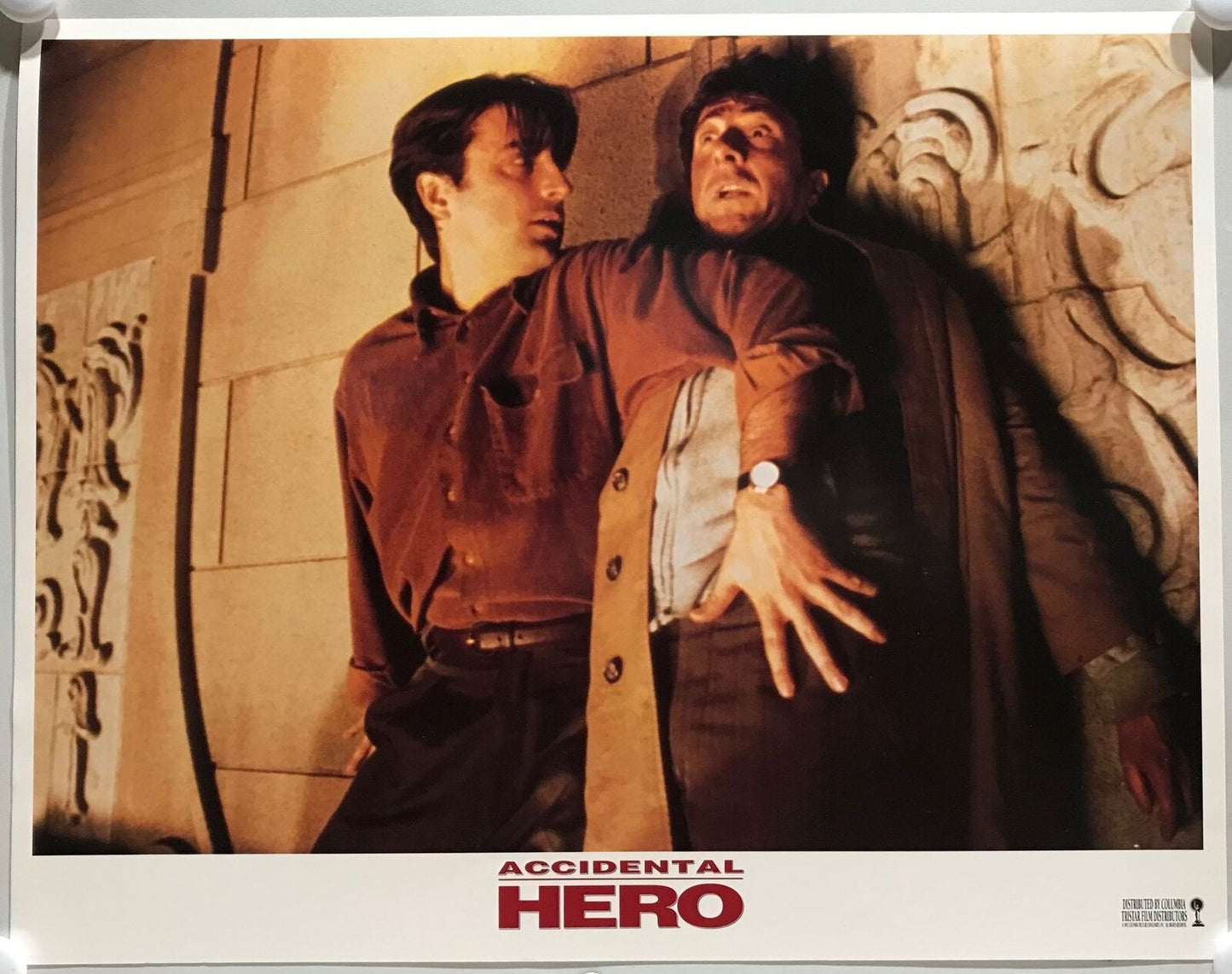 ORIGINAL LOBBY CARDS - ACCIDENTAL HERO - 1992 - set of 8