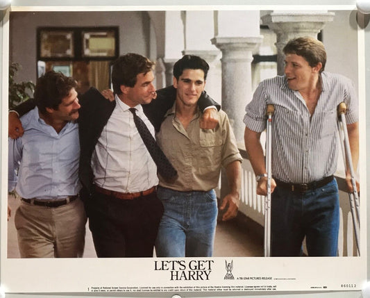 ORIGINAL LOBBY CARDS - LET'S GET HARRY - 1986 - set of 8