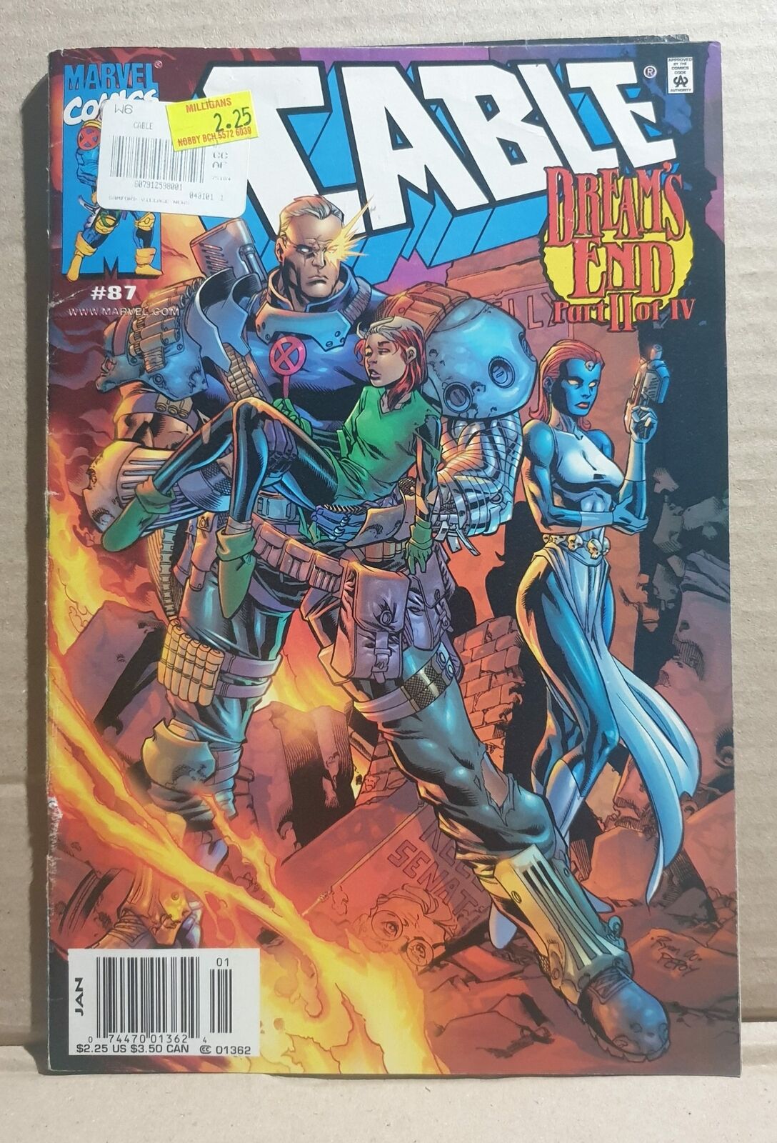 COMIC BOOK - MARVEL CABLE #87