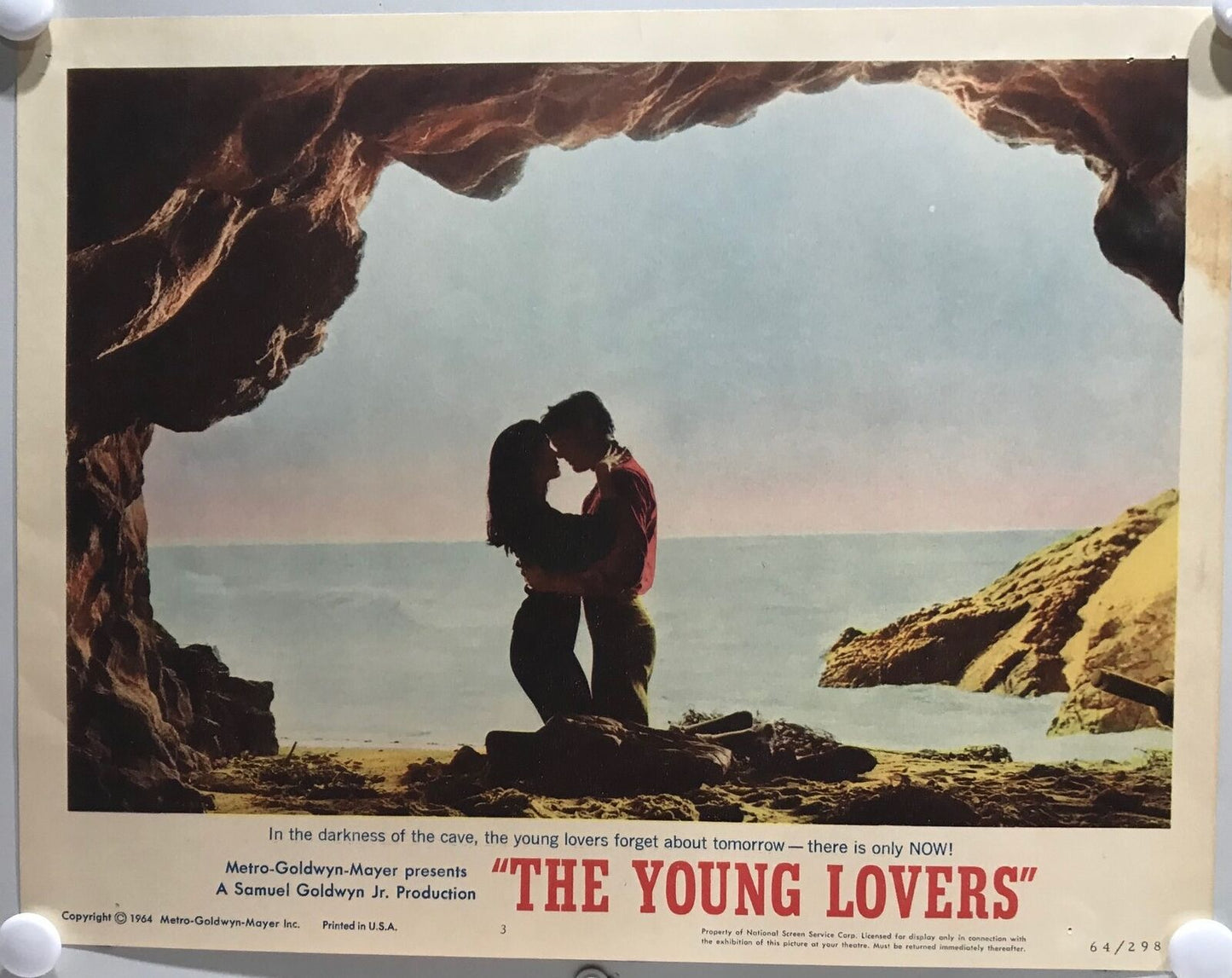 ORIGINAL LOBBY CARDS - THE YOUNG LOVERS - 1964 - set of 8