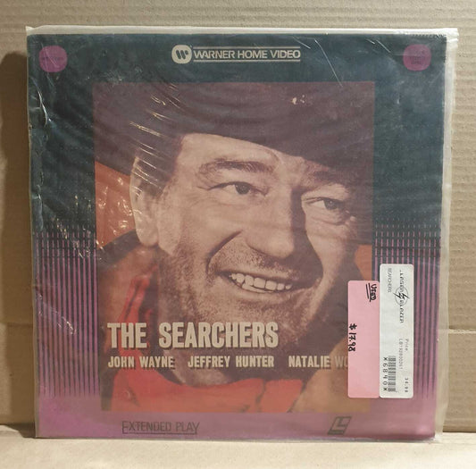 LASERDISC MOVIE - THE SEARCHERS - John Wayne, Jeffrey Hunter, Natalie Wood