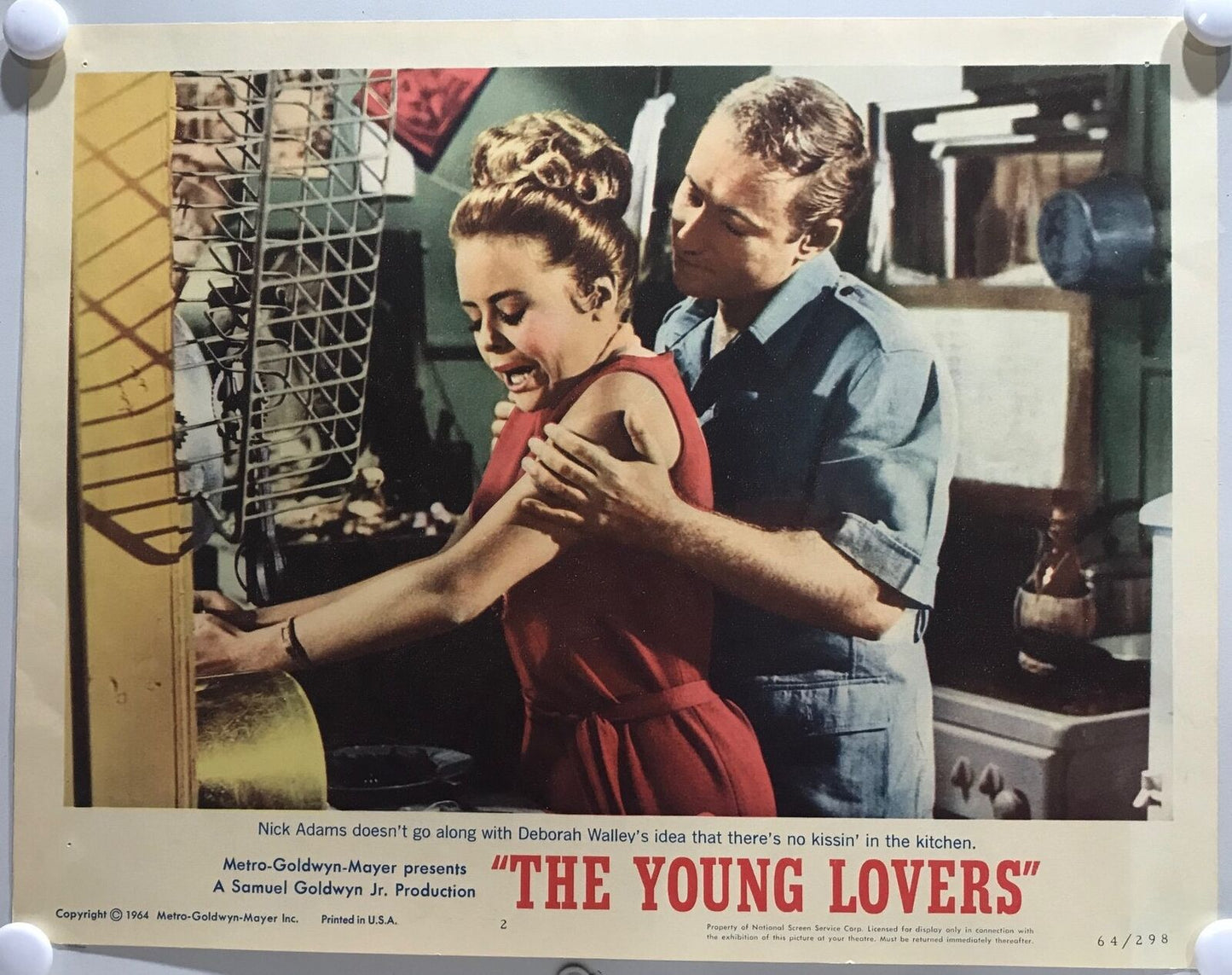 ORIGINAL LOBBY CARDS - THE YOUNG LOVERS - 1964 - set of 8