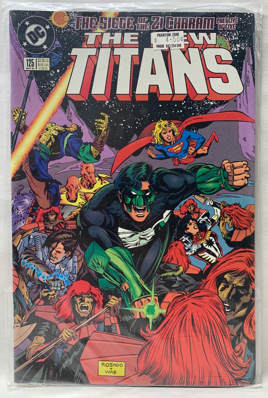 COMIC BOOK - THE NEW TEEN TITANS #125