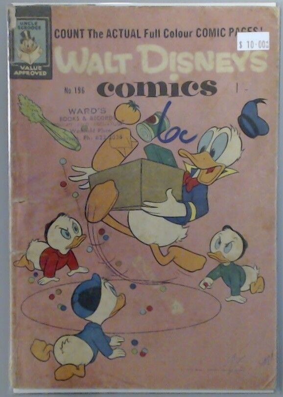 Australian Walt Disney comic book no. 196 HTF early 1950s vintage