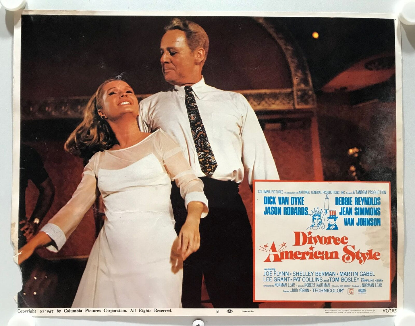 ORIGINAL LOBBY CARDS - DIVORCE AMERICAN STYLE (b) - 1967 - set of 8