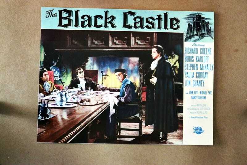 ORIGINAL LOBBY CARD - BLACK CASTLE - 1952 - title card