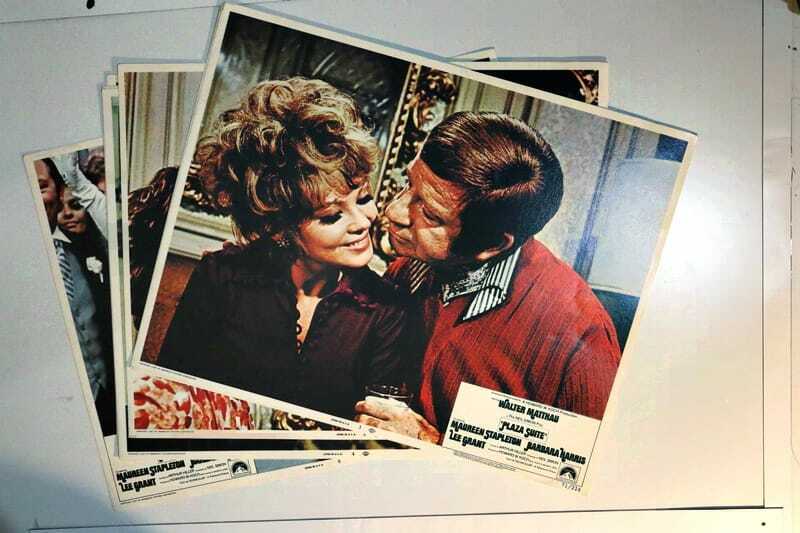 ORIGINAL LOBBY CARDS - PLAZA SUITE - 1971 - set of 8