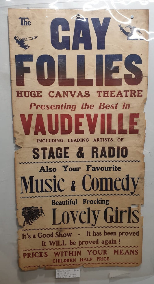 THE GAY FOLLIES - M USICAL THEATRE - ADVERTISEMENT - BRISBANE  1919 - SUPER  ...