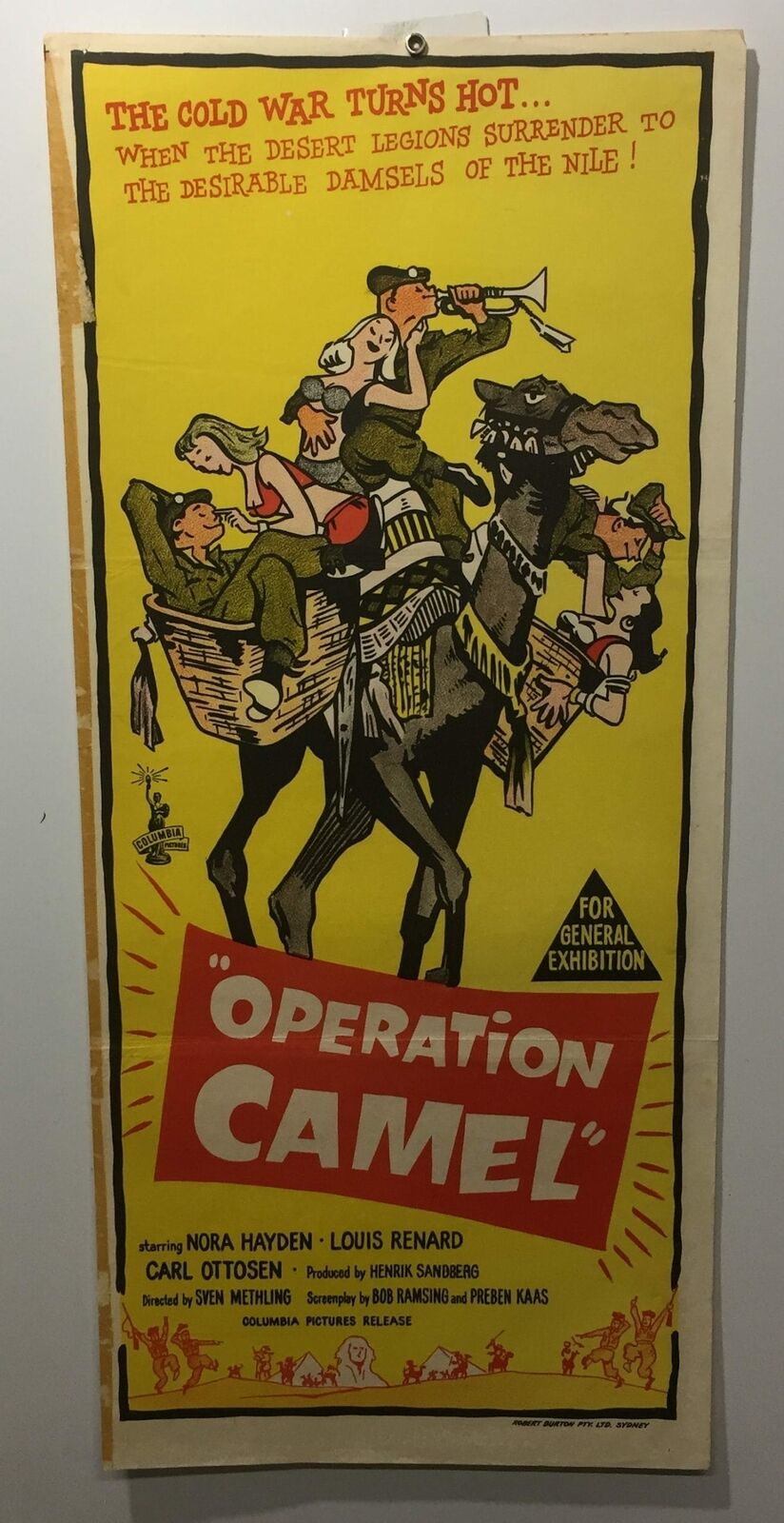 ORIGINAL DAYBILL MOVIE POSTER - OPERATION CAMEL