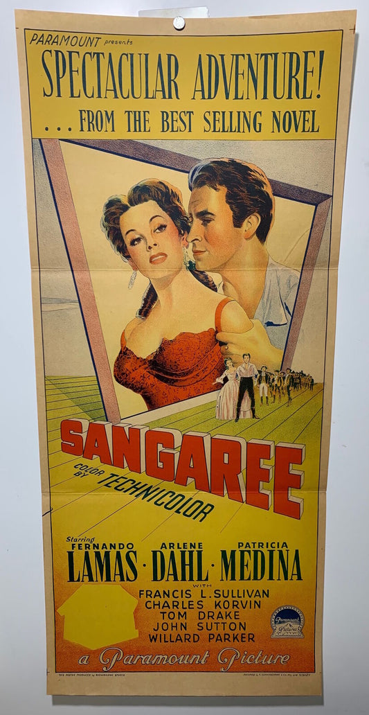 ORIGINAL DAYBILL MOVIE POSTER - SANGAREE - Richardson Studio