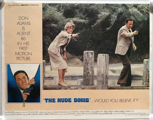 ORIGINAL LOBBY CARD - THE NUDE BOMB (c) - 1980 - title card