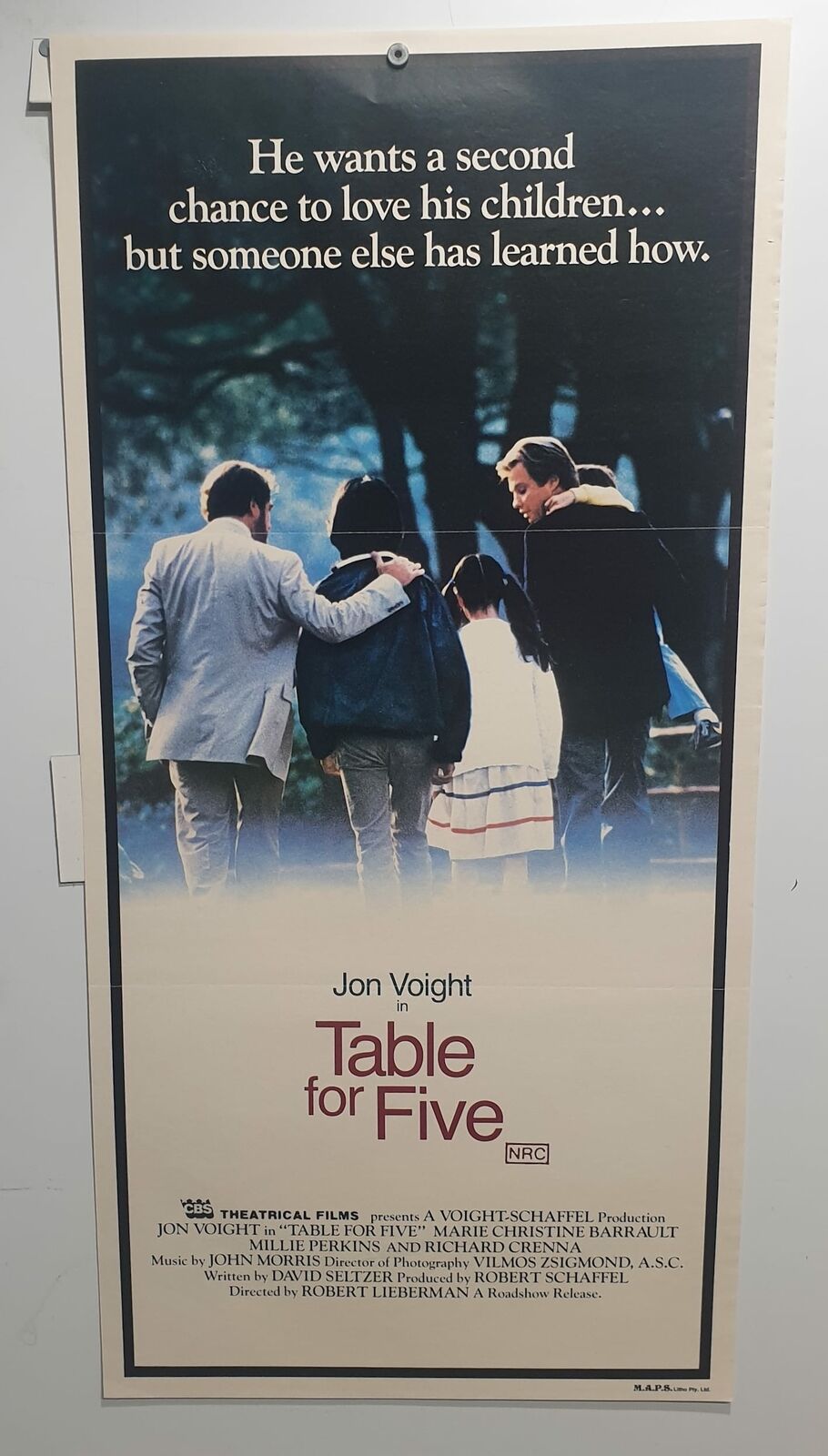 ORIGINAL DAYBILL MOVIE POSTER - TABLE FOR FIVE