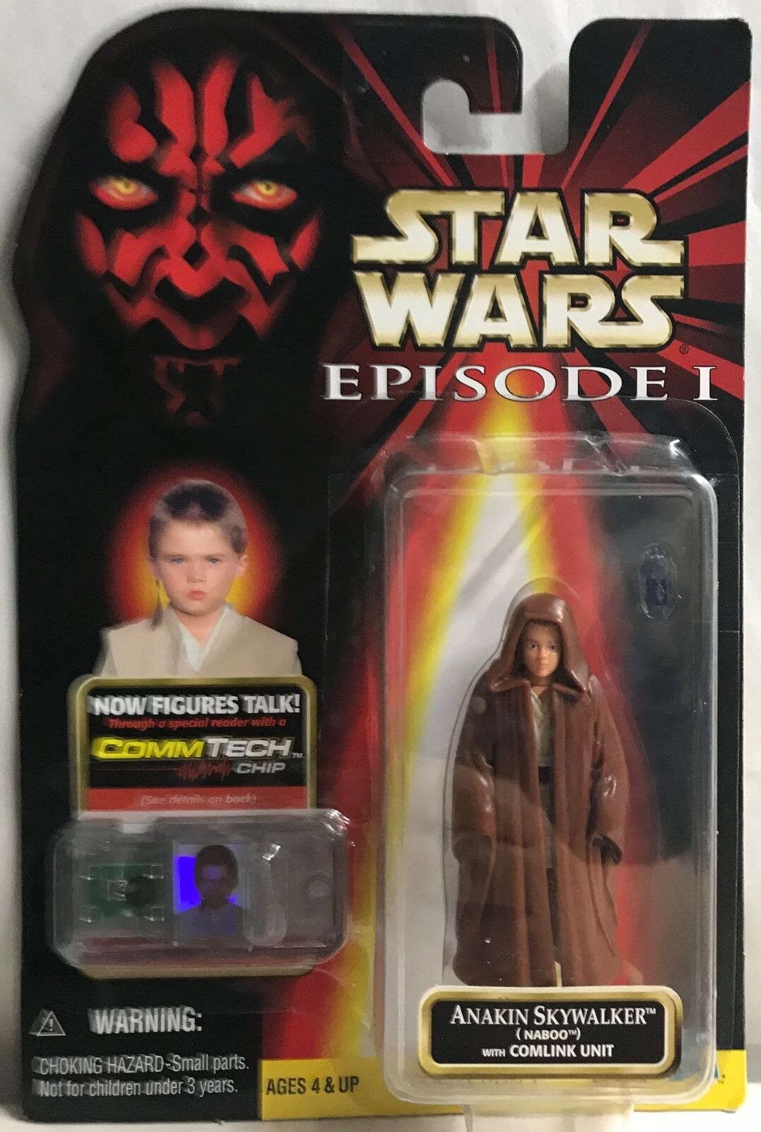 STAR WARS - HASBRO - EPISODE 1 - ANAKIN SKYWALKER - "NABOO" - with Commlink Unit