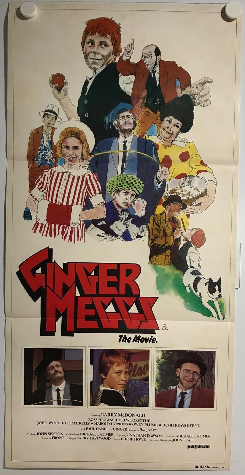 ORIGINAL DAYBILL MOVIE POSTER - GINGER MEGS THE MOVIE