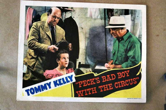 ORIGINAL LOBBY CARD - PECK'S BAD BOY WITH THE CIRCUS - 1938 title card